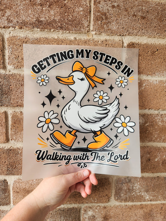 Getting my steps in walking with the Lord