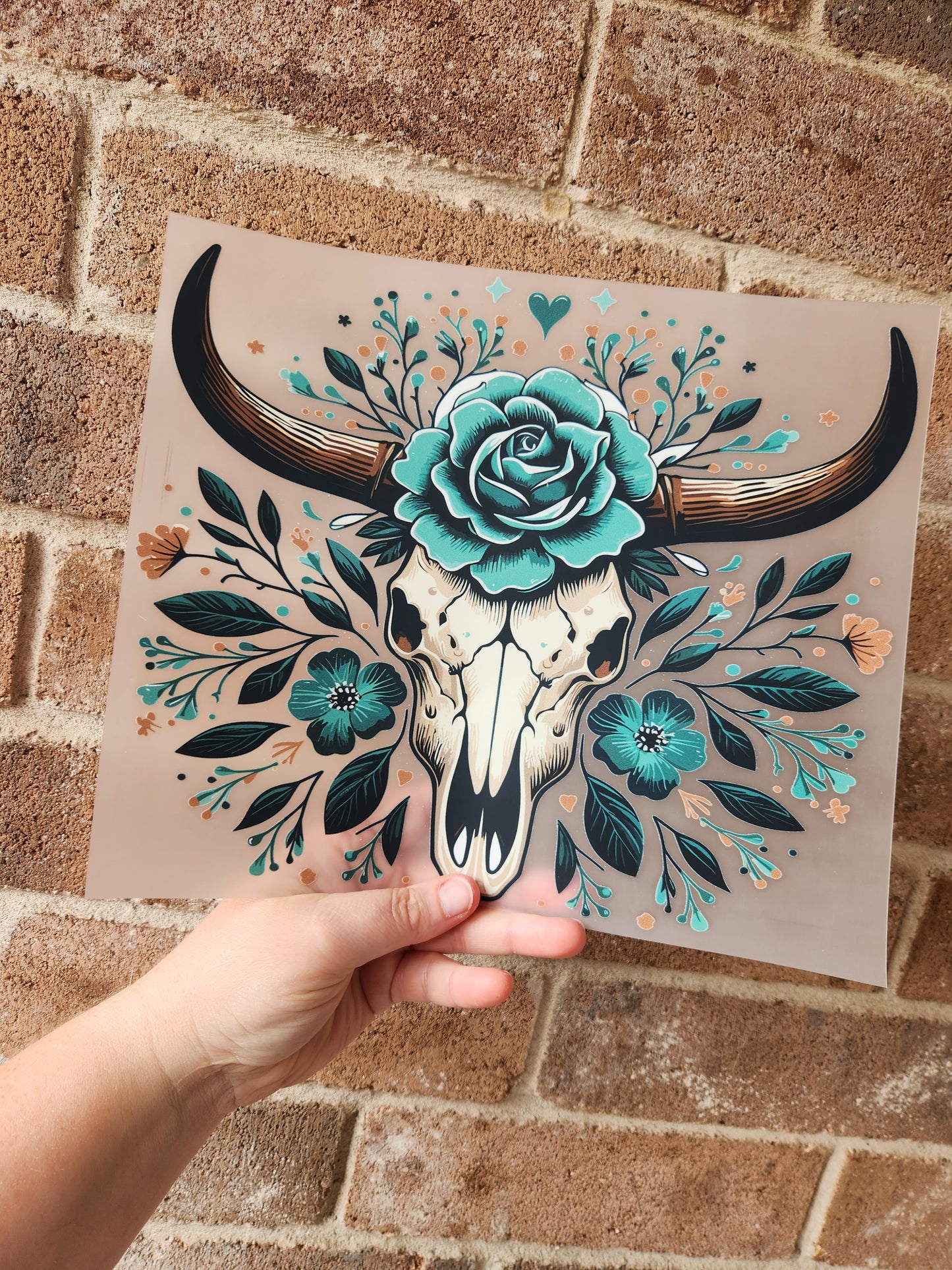 Turquoise skull