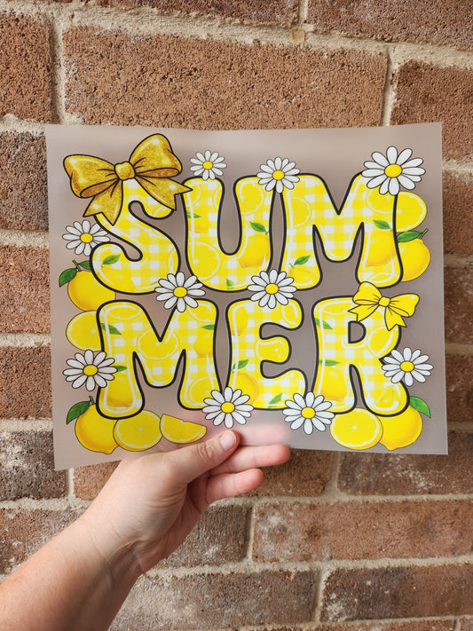 Summer with lemons