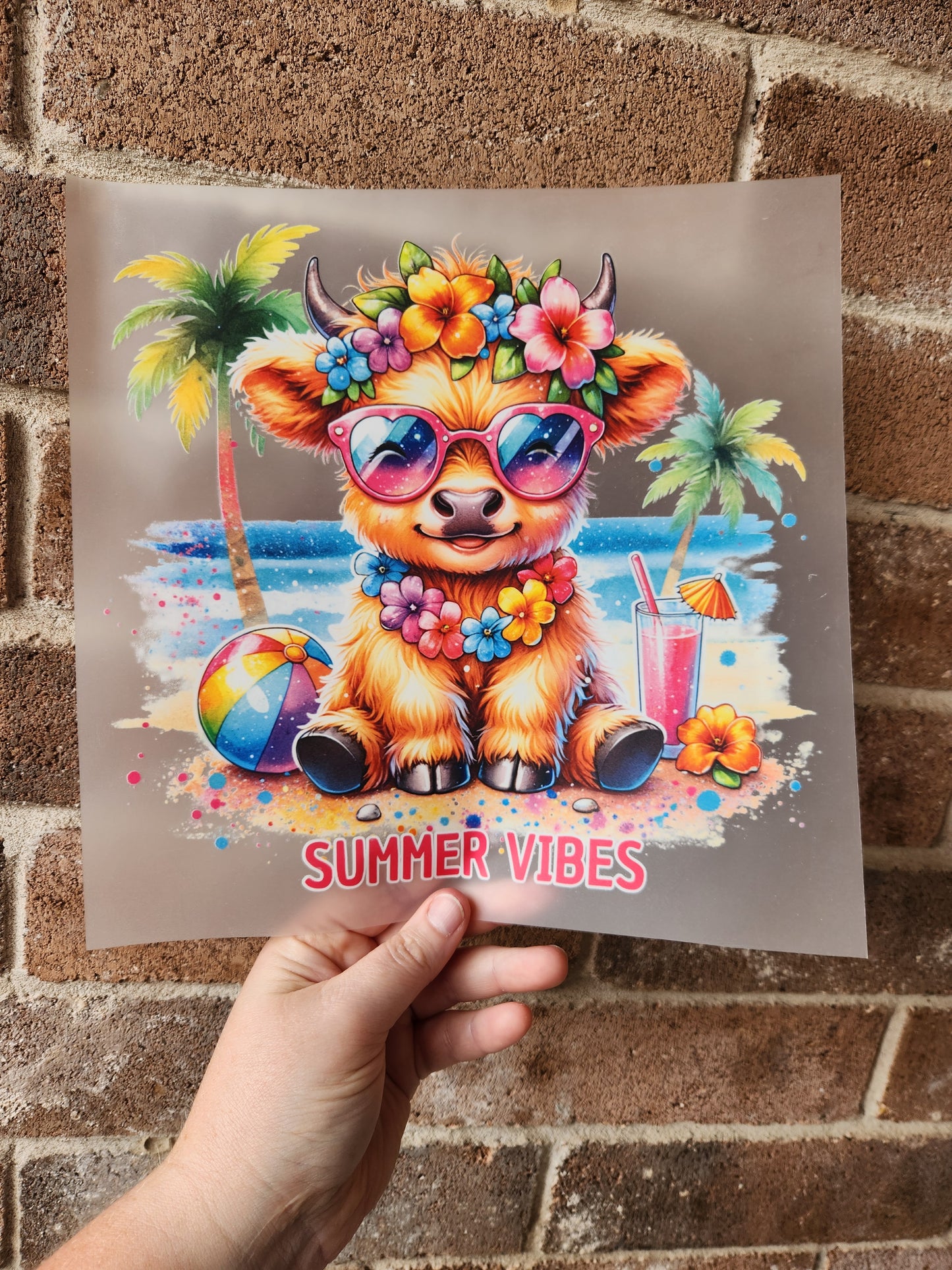 Summer vibe Cow