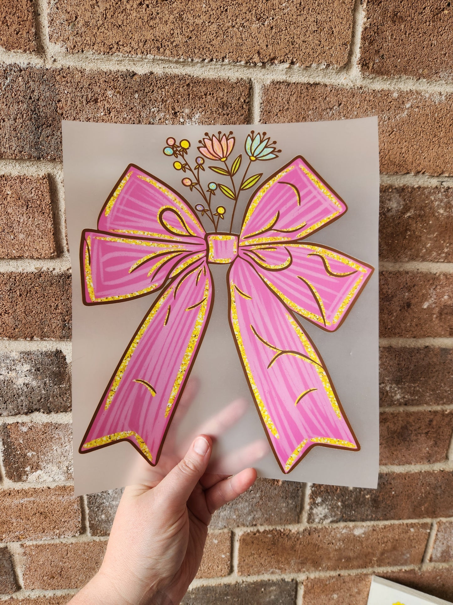 Bow with flowers