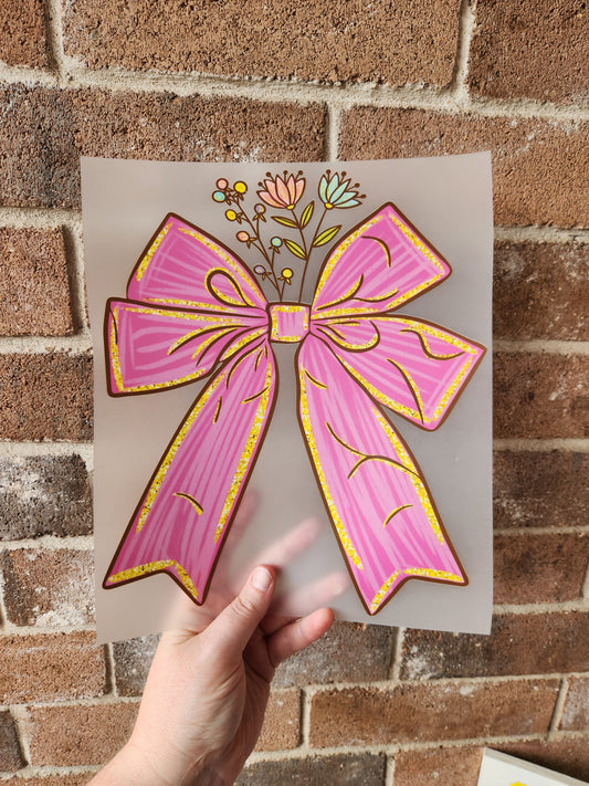 Bow with flowers