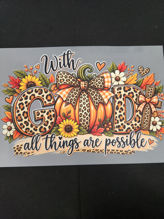 With God all things are possible