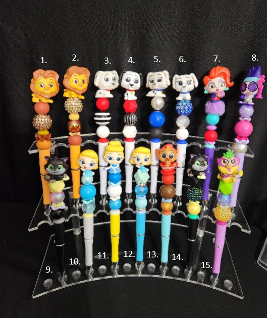 Lion King/101 Dalmatians/Cinderella/Emperor Character Pens