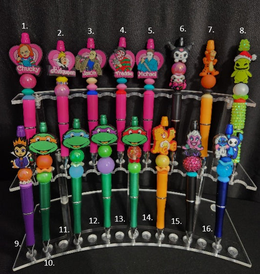 Handcrafted Beaded Focal Pens