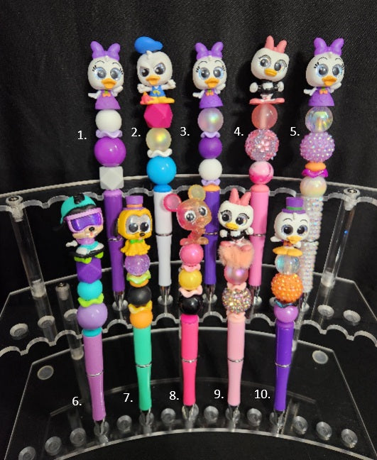 Daisy/Donald/Max/Madame Upanova Character Pens