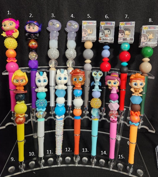 BayMax/Stranger Things/Hercules Character Pens