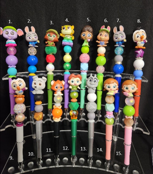 Zootopia/Fox/Tramp/Notre Dame/Ana Character Pens