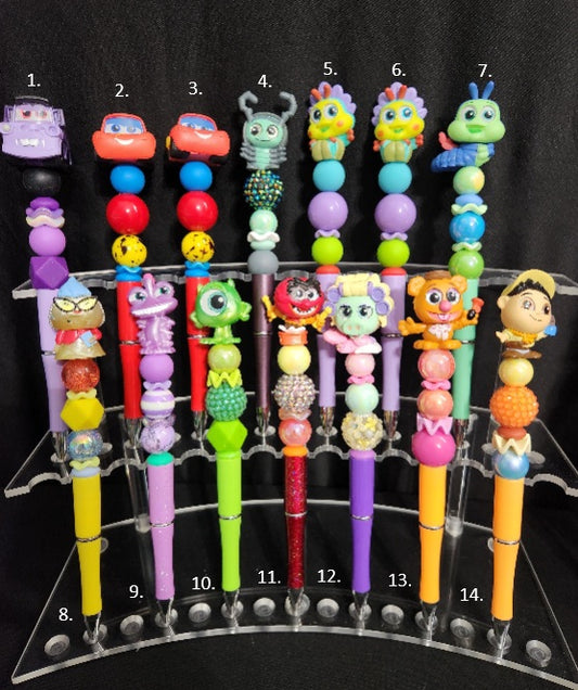 Cars/Bugs Life/Monsters Inc/Muppets/Up Character Pens