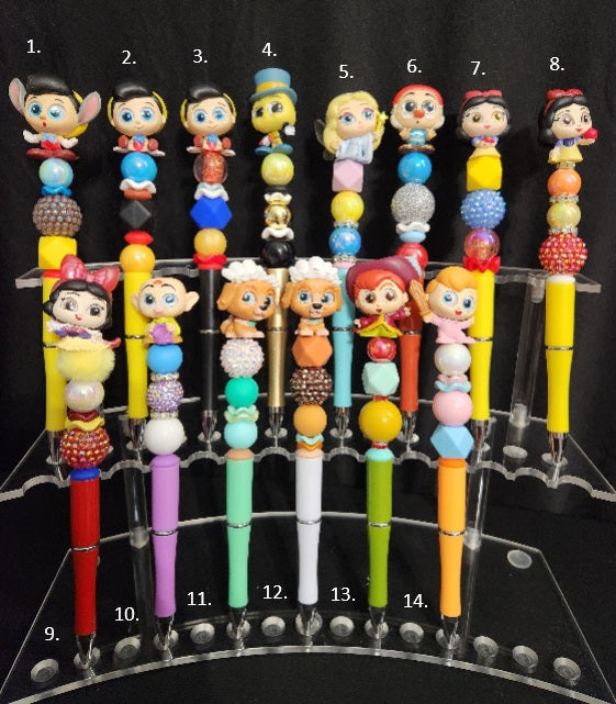 Pinocchio/Peter Pan/SnowWhite Character Pens