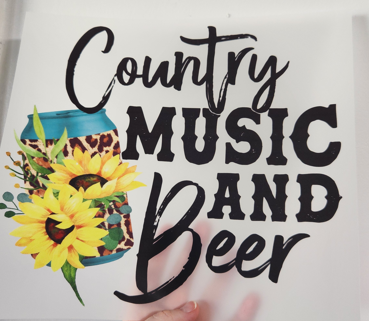 Country music and beer