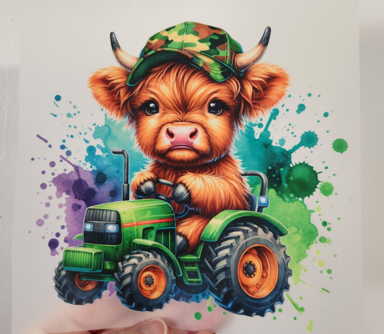 Cow with tracker