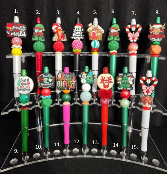 Handcrafted Beaded Focal Pens