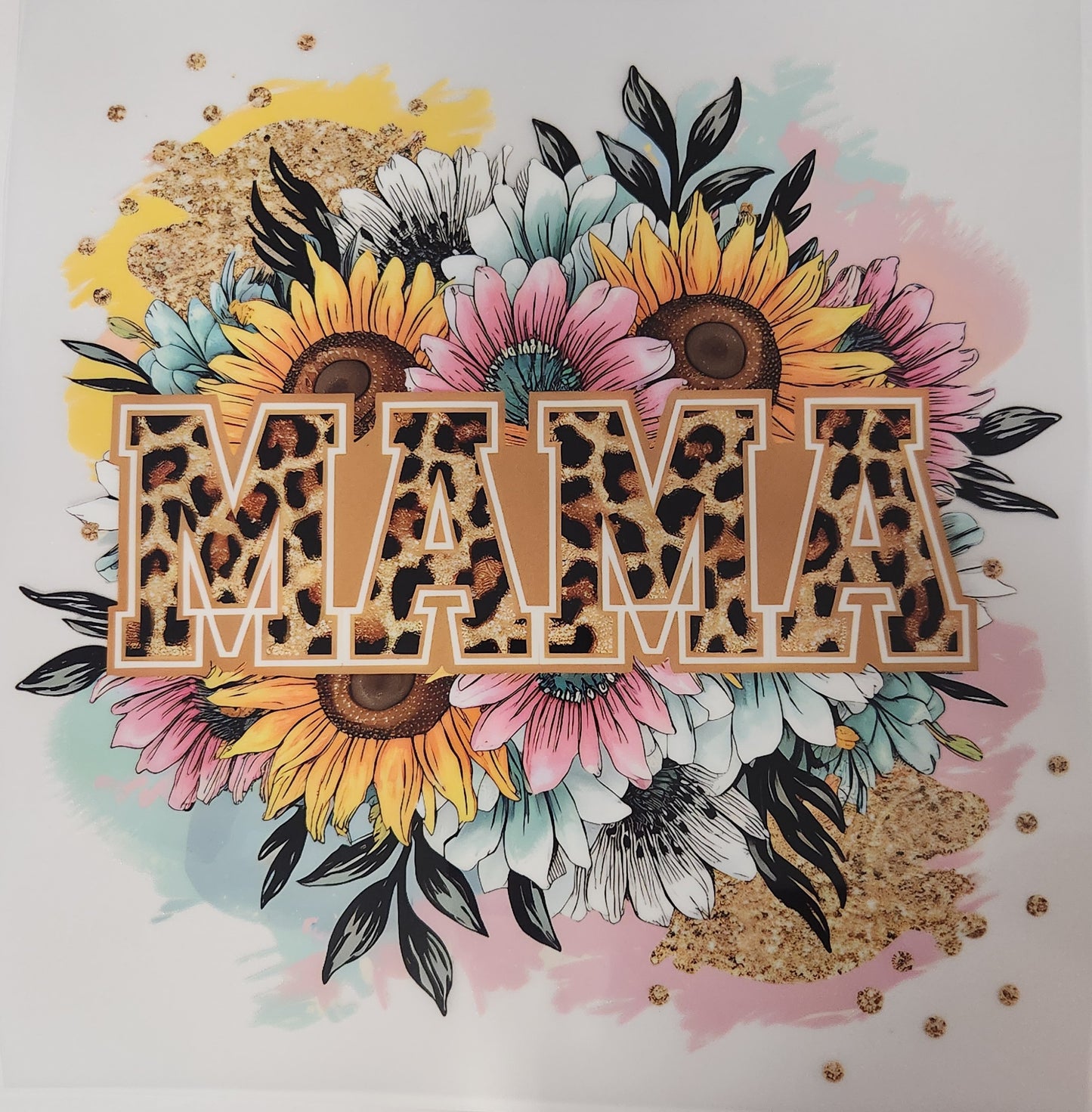 Mama_animal print with flowers