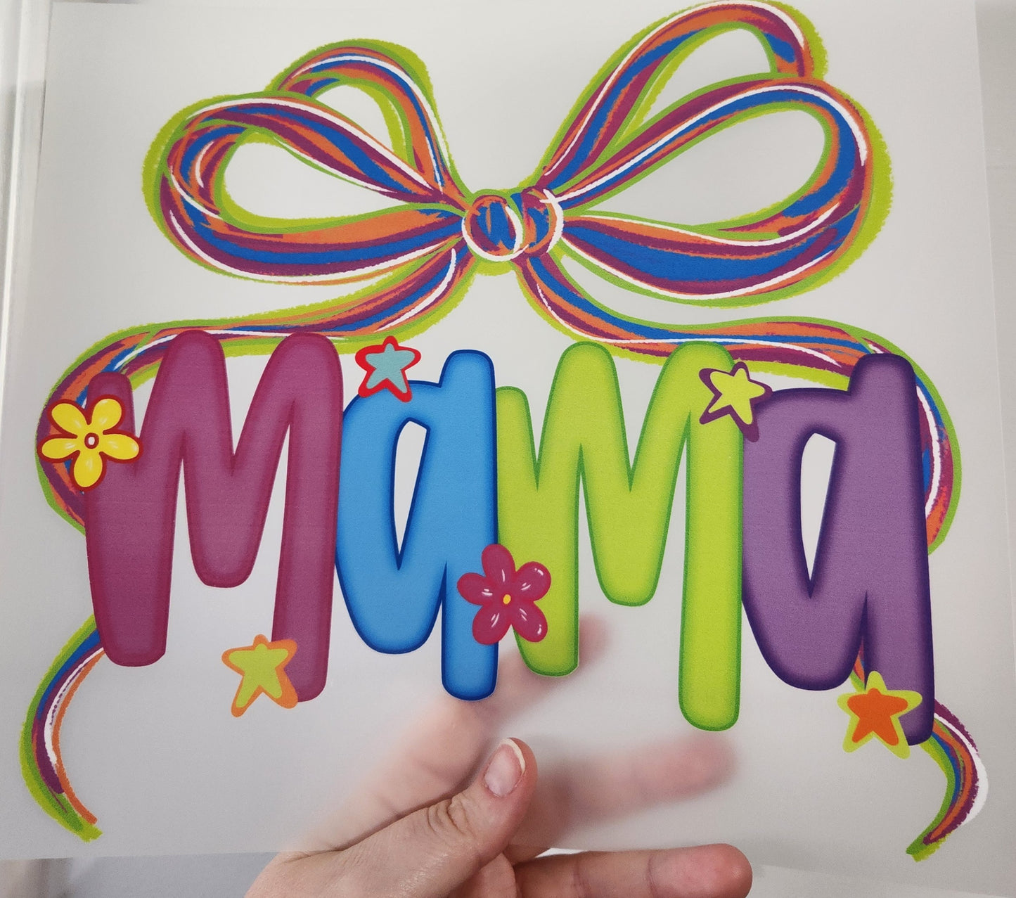 Mama with bow