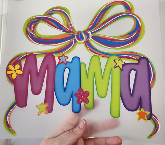 Mama with bow